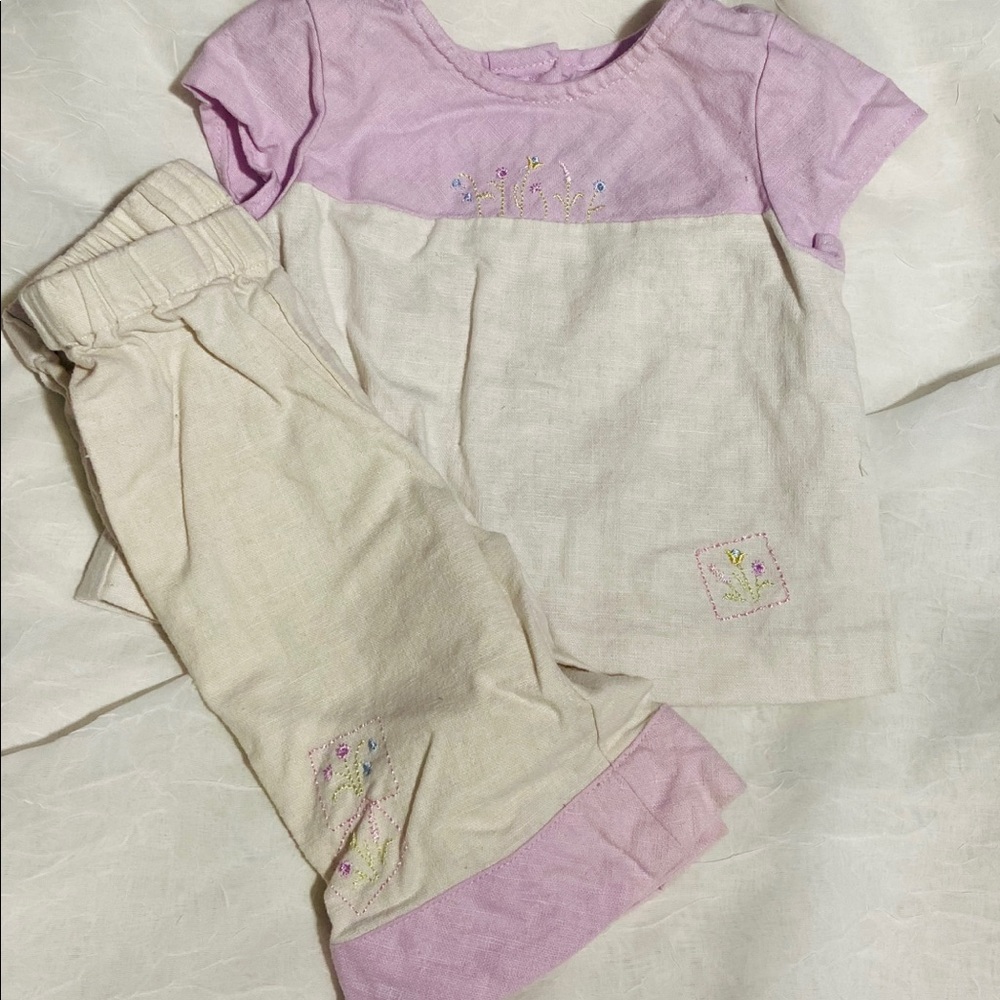 Matching outfit for baby girls 3 to 6 months